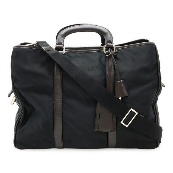 Prada Nylon Jacquard Logo Travel Bag - Picture 1 of 9